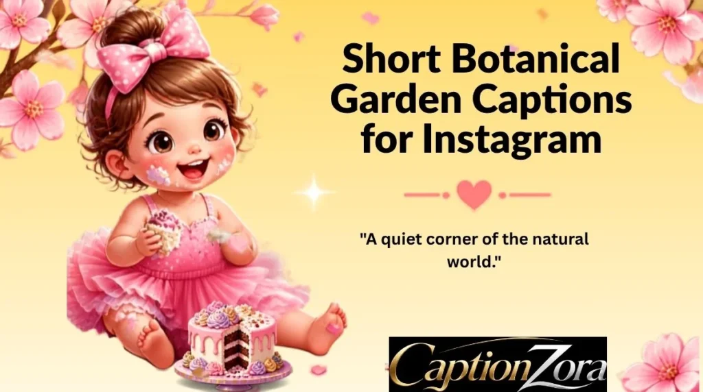 Short Botanical Garden Captions for Instagram