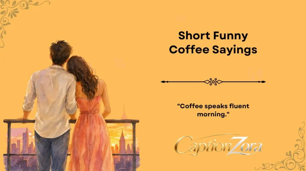 Short Funny Coffee Sayings