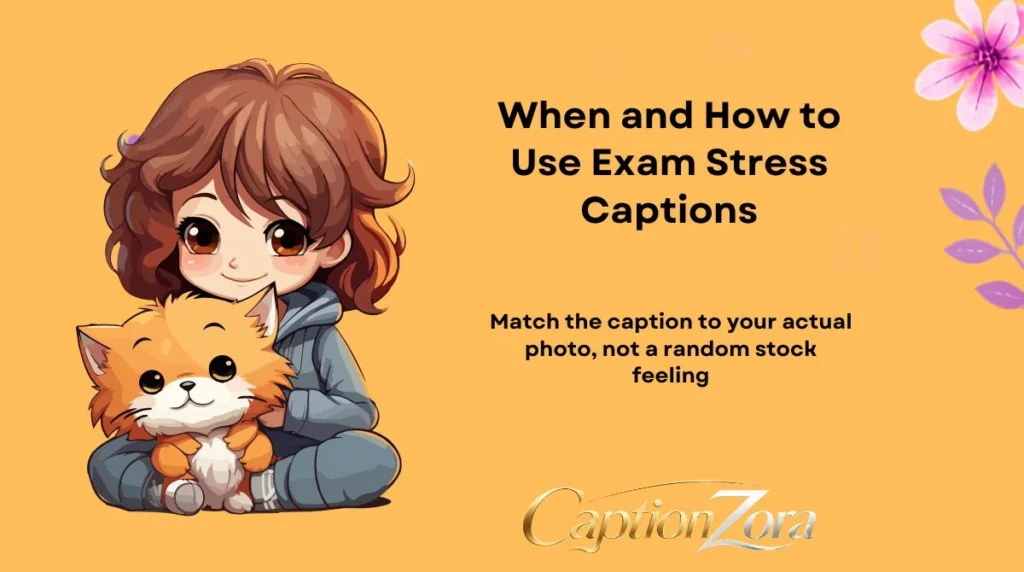 When and How to Use Exam Stress Captions