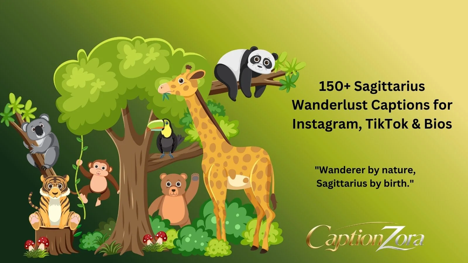 150+ Sagittarius Wanderlust Captions for Instagram, TikTok & Bios