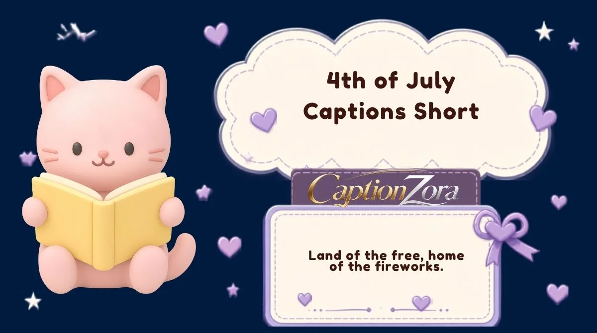4th of July Captions Short
