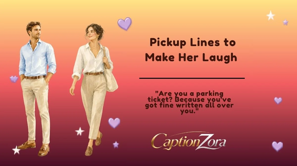 Pickup Lines to Make Her Laugh
