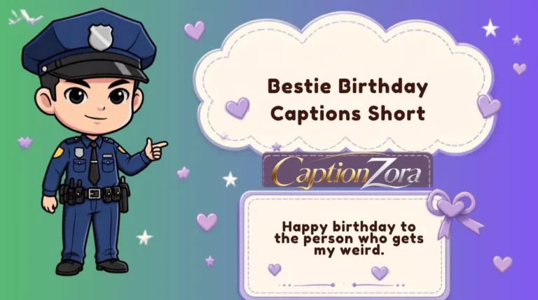 Bestie Birthday Captions Short