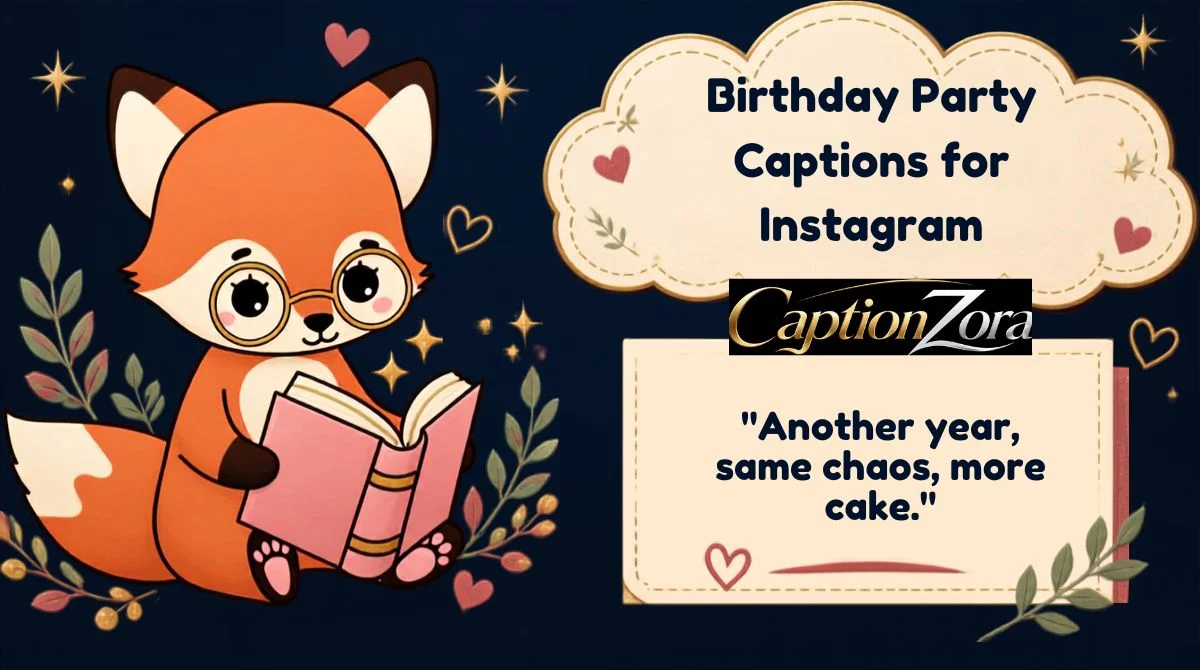 Birthday Party Captions for Instagram