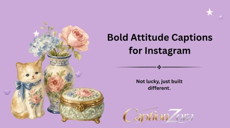 Bold Attitude Captions for Instagram