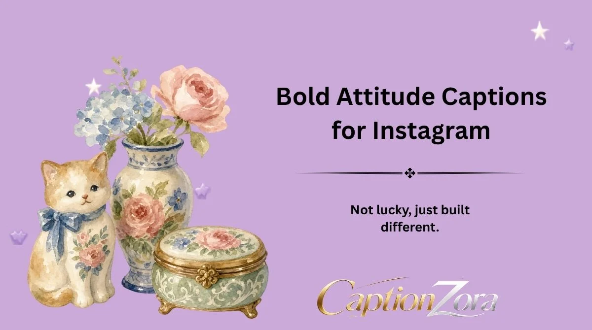 Bold Attitude Captions for Instagram