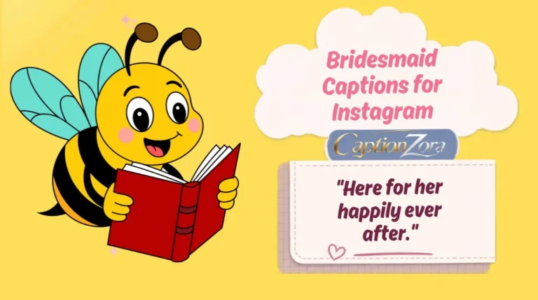 Bridesmaid Captions for Instagram