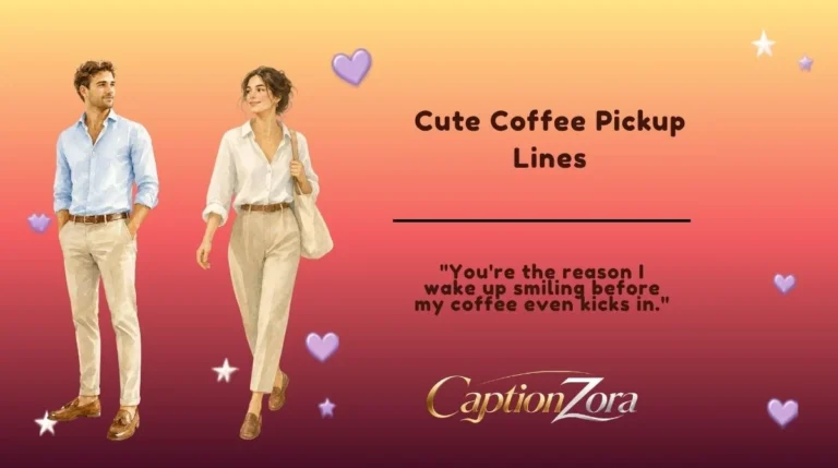 Cute Coffee Pickup Lines