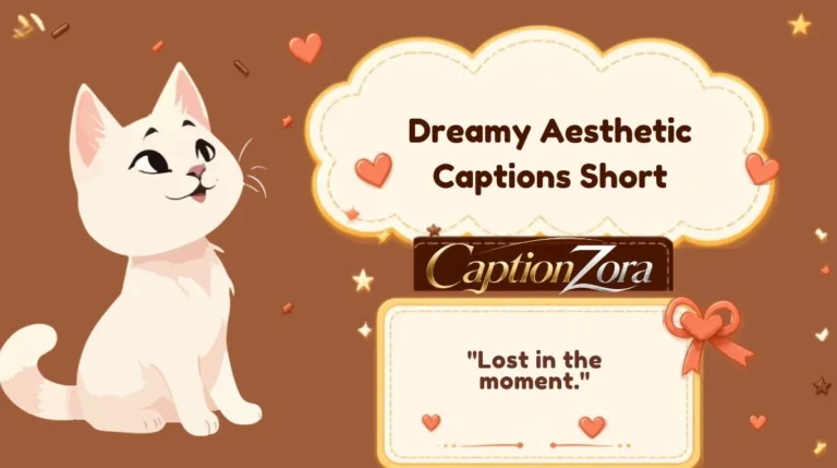 Dreamy Aesthetic Captions Short