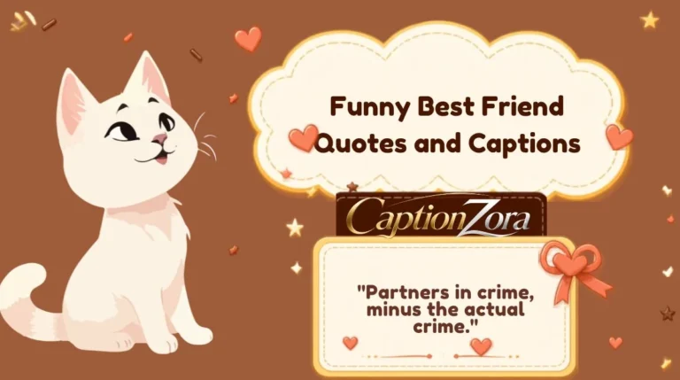 Funny Best Friend Quotes and Captions
