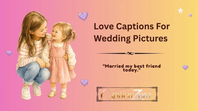 Love Captions For Wedding Pictures