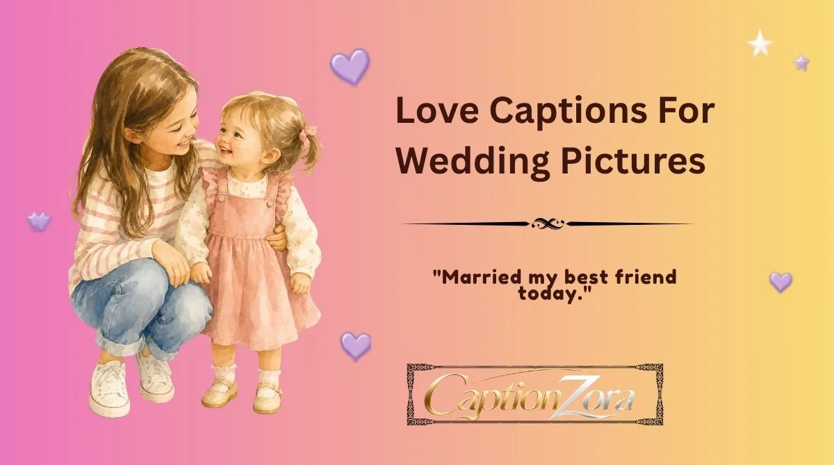 Love Captions For Wedding Pictures