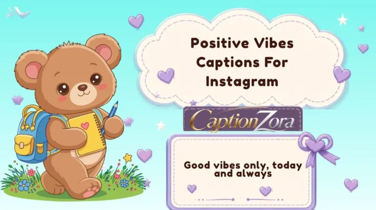 Positive Vibes Captions For Instagram