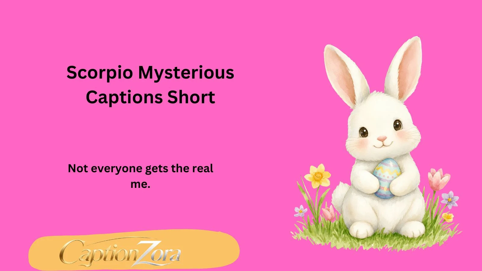 Scorpio Mysterious Captions Short