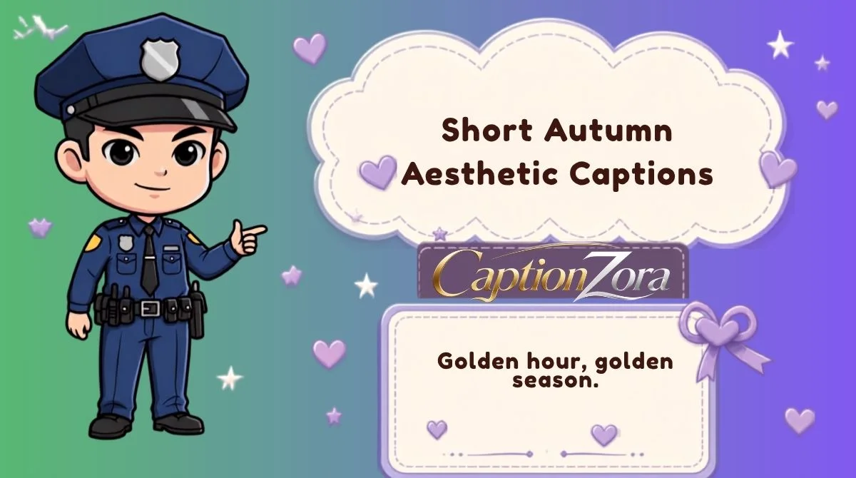 Short Autumn Aesthetic Captions