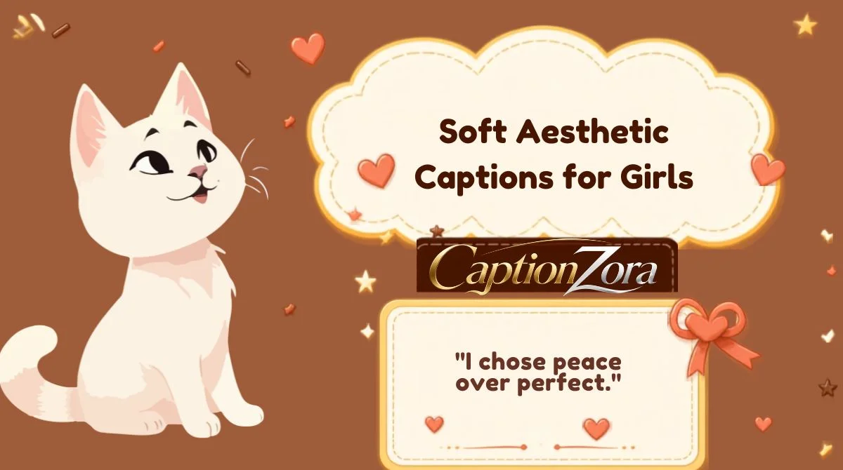 Soft Aesthetic Captions for Girls