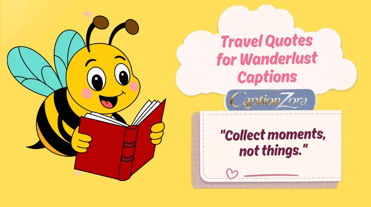 Travel Quotes for Wanderlust Captions