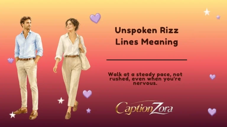 Unspoken Rizz Lines Meaning