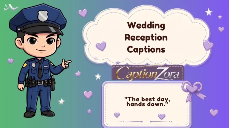 Wedding Reception Captions