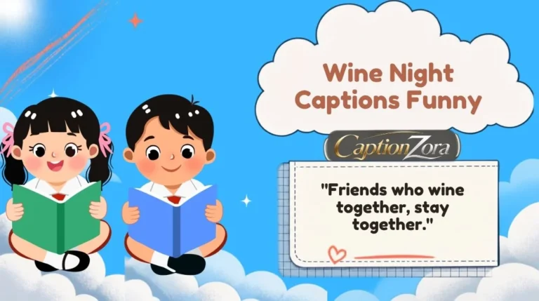 Wine Night Captions Funny