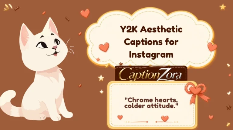 Y2K Aesthetic Captions for Instagram