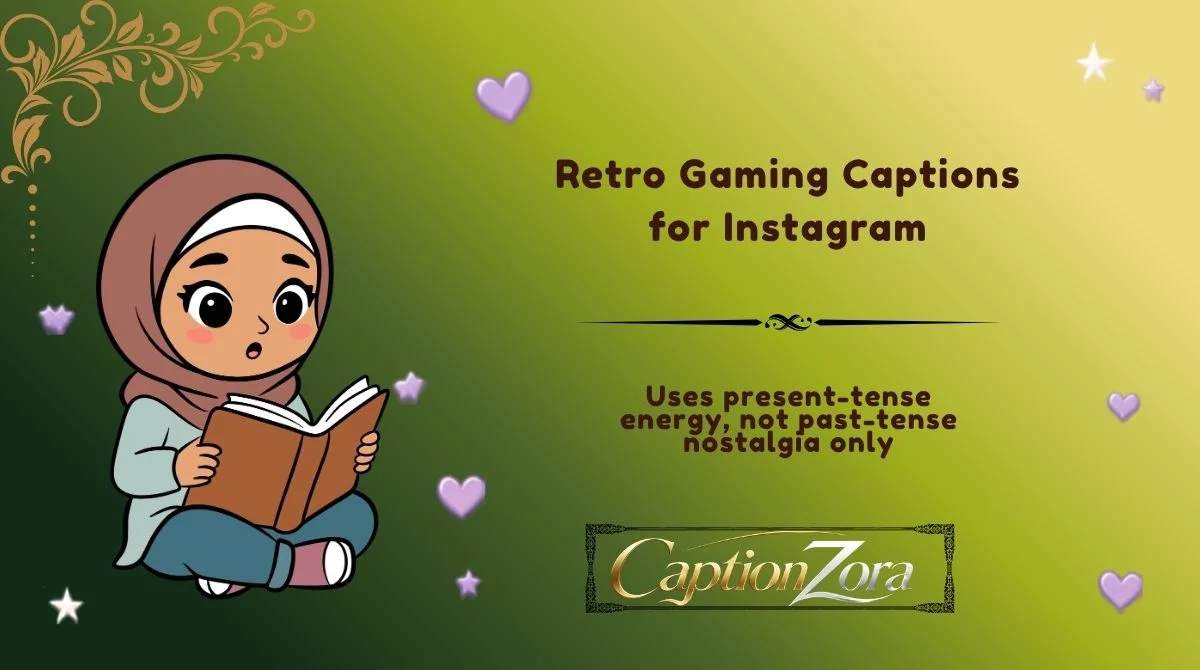 Retro Gaming Captions for Instagram