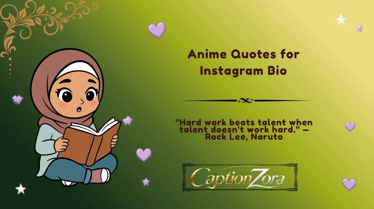 Anime Quotes for Instagram Bio