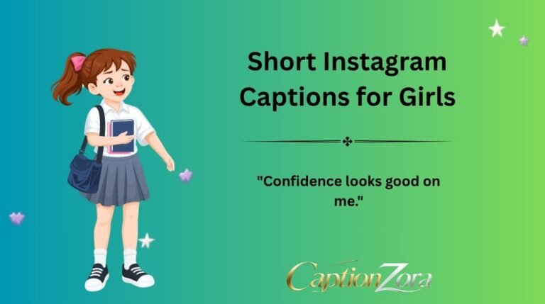 Short Instagram Captions for Girls
