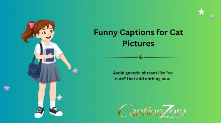 Funny Captions for Cat Pictures
