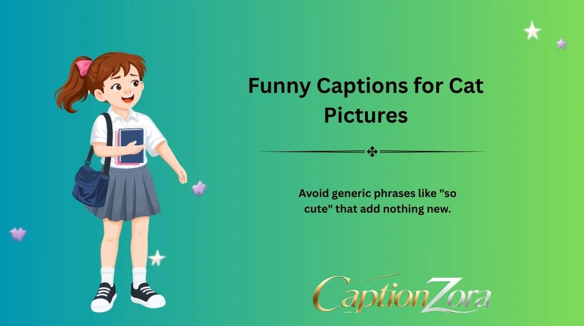 Funny Captions for Cat Pictures