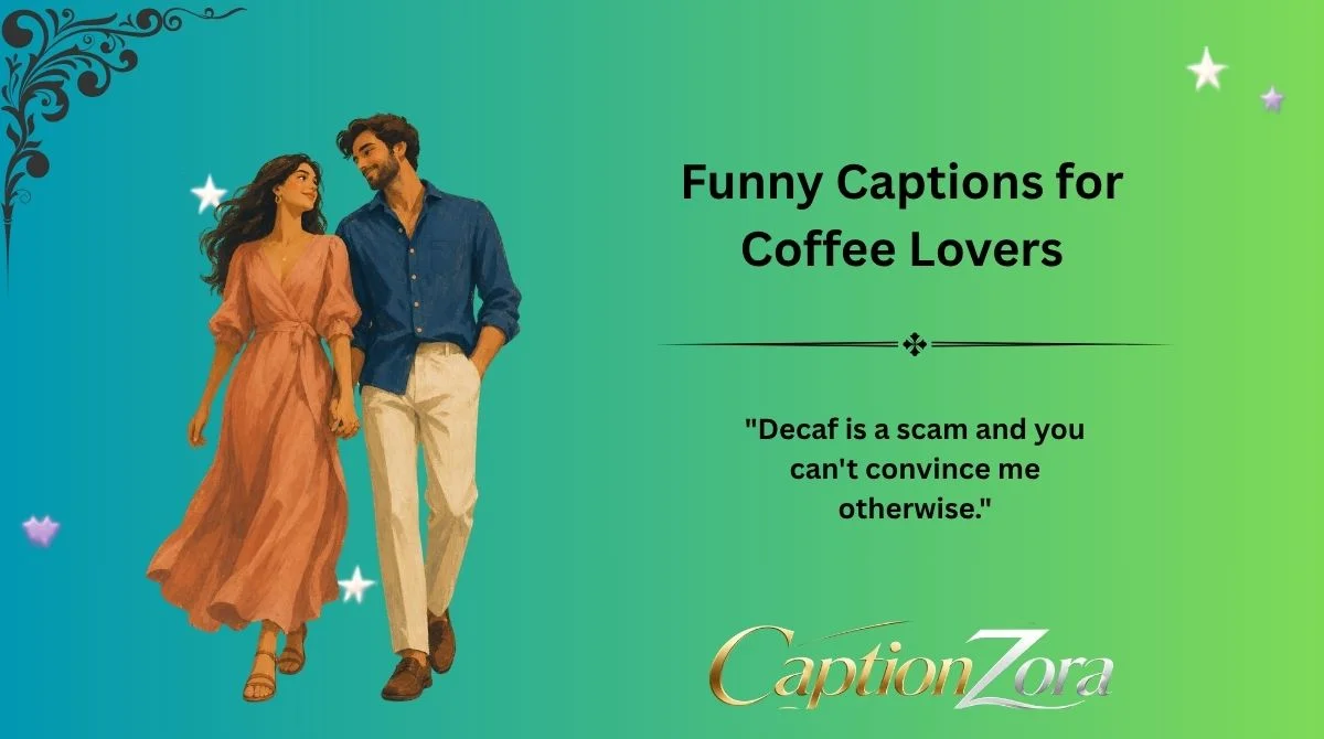 Funny Captions for Coffee Lovers