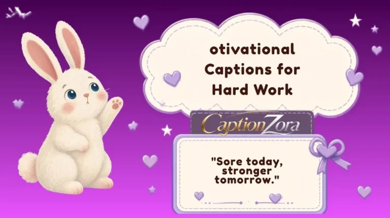 otivational Captions for Hard Work