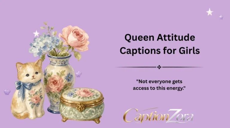 Queen Attitude Captions for Girls