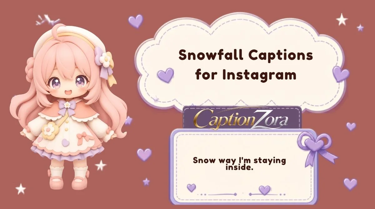 Snowfall Captions for Instagram