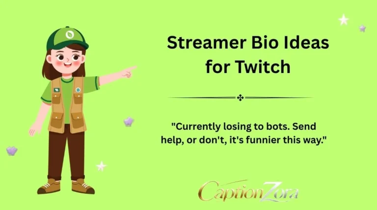 Streamer Bio Ideas for Twitch